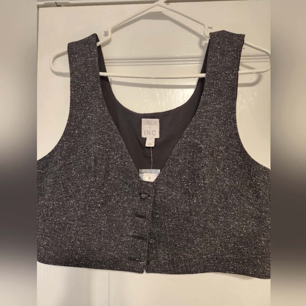 Jeannie mai x Inc gray vest